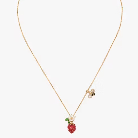 $79 Kate Spade Strawberry Fields Mini Pendant - Picture 4 of 7